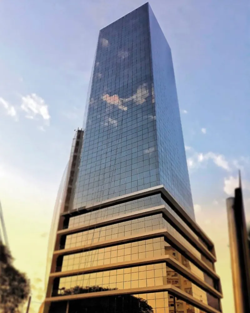 Edifício Il Centenário, onde fica o escritório, no Centro de Chapecó